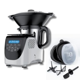 Robot de cuisine Chef O Matic Kitchen Robot, 1000 W, 3 L, 3 500 tr/min, plusieurs accessoires, 10 vitesses, robot multifoncti