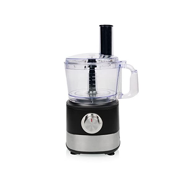 TRISTAR 01.221054.01.001 Robot multifonction 8-en-1 Princess 221054 - Mixe, râpe, hâche, tranche, pile la glace et presse les