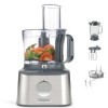 Kenwood Multipro Compact + FDM315SS Robot de cuisine compact, 2,1 l, balance intégrée, couteau en acier inoxydable, 4 disques