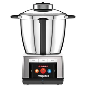 Magimix Cook Expert Connecté XL - Robot de cuisine Multifonction 4,8L, Moteur Professionnel 1800W, Chrome platine