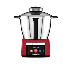 Magimix Cook Expert 18904 Robot Cuiseur Multifonction, Robot de cuisine multifonction, Moteur Professionnel, Rouge