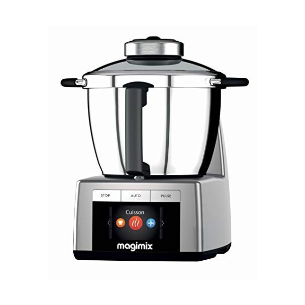 Magimix Cook Expert Chrome 18900 Robot Cuiseur Multifonction 3,5L, Moteur Professionnel, Chrome mat