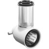 KitchenAid Robot pâtissier multifonction - Bol en acier 4,3L - Argent 5K45SSESL & Tranchoir/Râpe à Cylindres pour Préparation