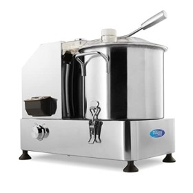 Robot culinaire/Cutter 9 L - Inox - Machine à Biscuits Professionnelle - Hachoir - 9 litres