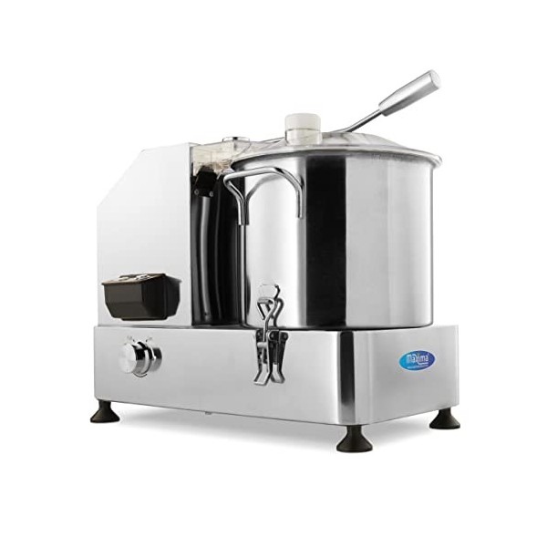 Robot culinaire/Cutter 9 L - Inox - Machine à Biscuits Professionnelle - Hachoir - 9 litres