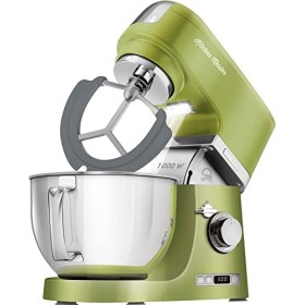 Sencor Robot Pâtissier multifonctions, Robot de Cuisine Robust full metal, Moteur 1000W Surpuissant, avec Éclairage Led, fonc