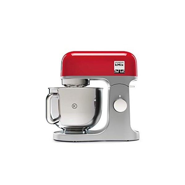 Kenwood kMix - Robot de cuisine rouge + KAX643ME 5-Roller accessoires de coutellerie pour mélangeur planétaire