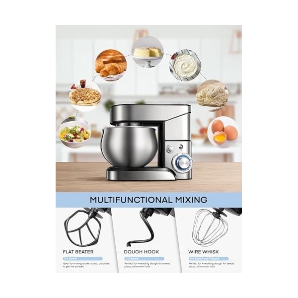 Robot de cuisine 3 en 1 10L 2500W Max Silver Royalty Line