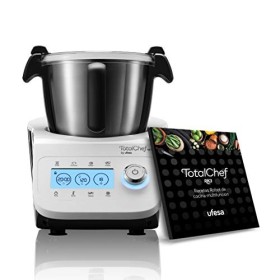 Ufesa TotalChef RK7 Robot de Cuisine Multifonctions Inteligent, WIFI, 30 Fonctions, 4.5L, Écran Tactile 7 Pouces, Balance Int