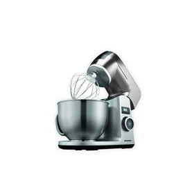 Grundig KMP8650S Robot de cuisine 1000 W Bol mélangeur en acier inoxydable 4,6 l Noir/Argent