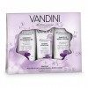 VANDINI Sensitive Wellness Coffret cadeau femme - Coffret avec lotion corporelle, gel douche et crème pour les mains - Ensemb