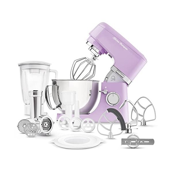 Sencor STM 6355VT Robot Multifonctions 1 000 W Robot Pâtissier, Blender Professionnel 8 Vitesses Fonction PULSE Bol dAcier I