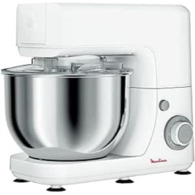 MOULINEX ROBOT PATISSIER ESSENTIAL Robot multifonction 800W 6 vitesses Bol Inox 4,8L Kit Pâtisserie Fouet Pétrin Batteur QA15