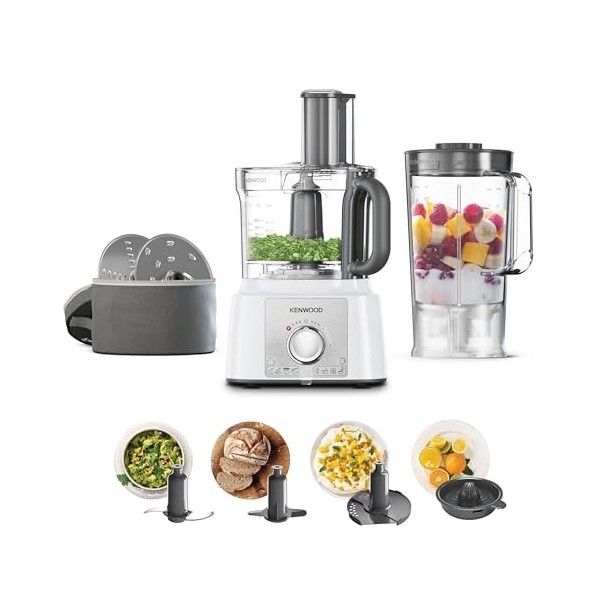 Robot cucina Kenwood FDP65450WH, Blanc