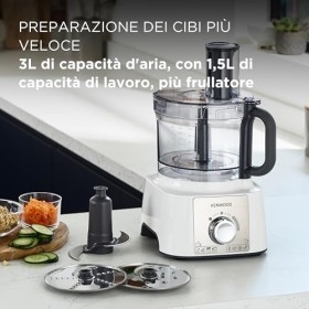 Robot cucina Kenwood FDP65450WH, Blanc