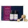 Naissance Coffret Cadeau Huile de Massage BIO The Couples Box Kit - Set 2 x 50ml Huiles & Masseur en Bois - Pour Femme & Homm