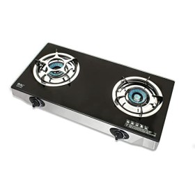 NGB-S2 Réchaud a Gaz Intérieur - Plaque de Cuisson 2 Feux Portable