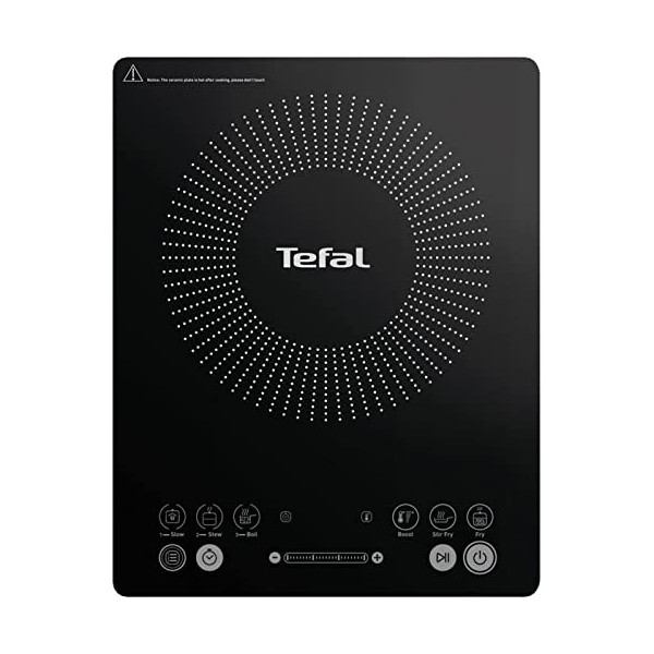 Tefal Plaque à Induction Everyday Slim Plaque Electrique 6 Programmes de Cuisson IH210801