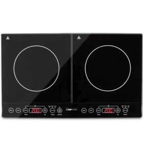 Clatronic DKI 3609 / 3500W / Rotule de cuisson électriques/Verre Céramique/60 cm/technique de induction/Eco-Save/Noir