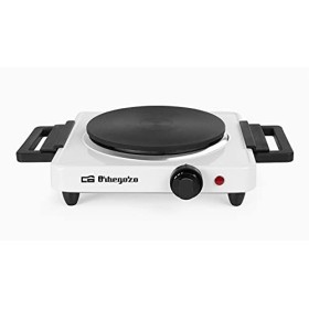 Orbegozo PE 2715 - Plaque électrique, poignées pliantes, thermostat réglable, protection contre la surchauffe, témoin lumineu