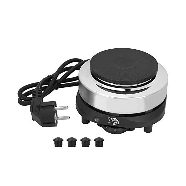 Poêle à thé électrique Ladieshow, Poêle de comptoir électrique portable pour chauffe-plat unique 500W