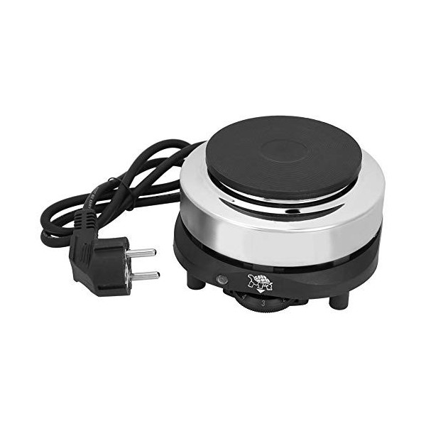 Poêle à thé électrique Ladieshow, Poêle de comptoir électrique portable pour chauffe-plat unique 500W