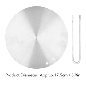 TOPINCN Plaque DInduction de Diffuseur de Chaleur, Adaptateur de Plaque de Convertisseur de Chaleur Dadaptateur de Cuisiniè