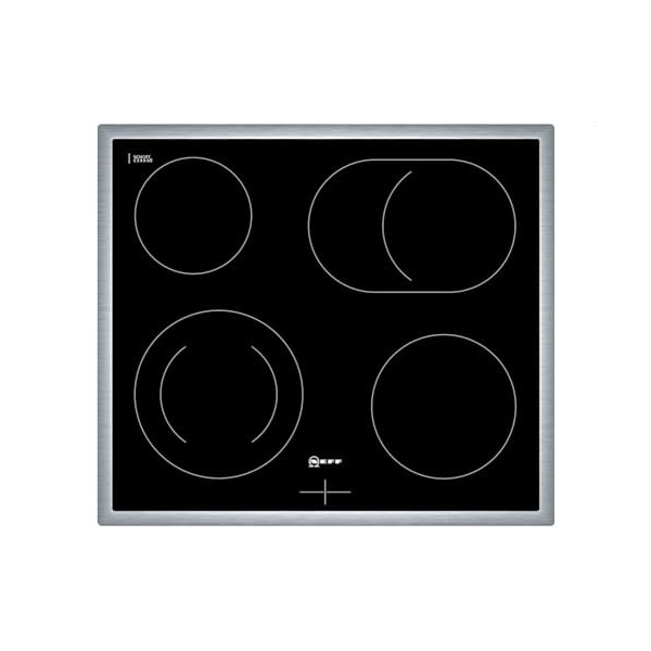Neff MR 1342 N Plaque de cuisson électrique/vitrocéramique / 58,3 cm/Puissance totale de raccordement 7800 W/Noir