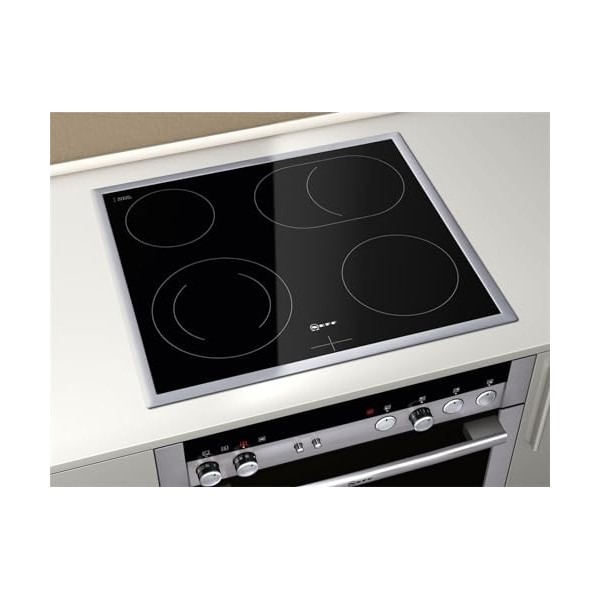 Neff MR 1342 N Plaque de cuisson électrique/vitrocéramique / 58,3 cm/Puissance totale de raccordement 7800 W/Noir