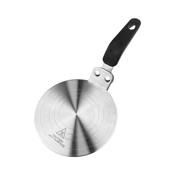WinGluge Adaptateur Induction, Disque Relais Induction, Plaque de Diffusion de Chaleur, Diffuseur à Induction avec Poignée Is