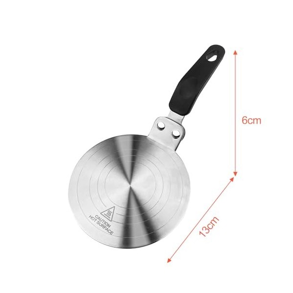 WinGluge Adaptateur Induction, Disque Relais Induction, Plaque de Diffusion de Chaleur, Diffuseur à Induction avec Poignée Is
