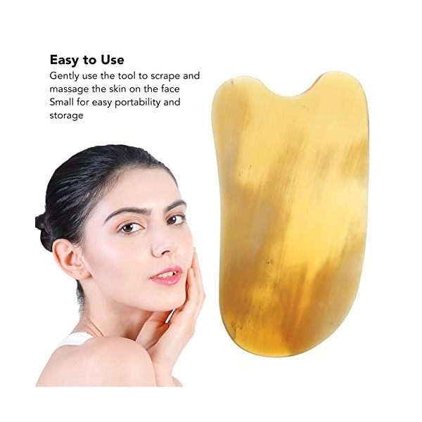 Gua Sha Massager, Gua Sha Board Massage Soulagement de la Fatigue Soins de la Peau Grattoir pour le Cou, le Dos, les Mains, l