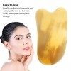 Gua Sha Massager, Gua Sha Board Massage Soulagement de la Fatigue Soins de la Peau Grattoir pour le Cou, le Dos, les Mains, l