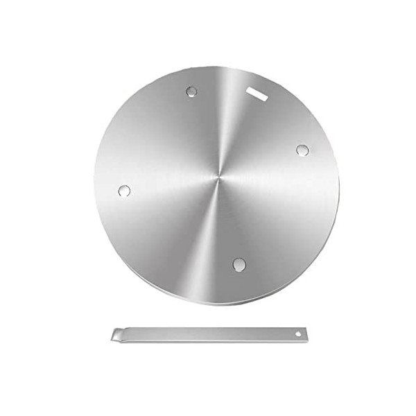 Softifund Plaque de diffuseur de chaleur pour cuisinière électronique à gaz, adaptateur à induction, plaque de mijotage avec 