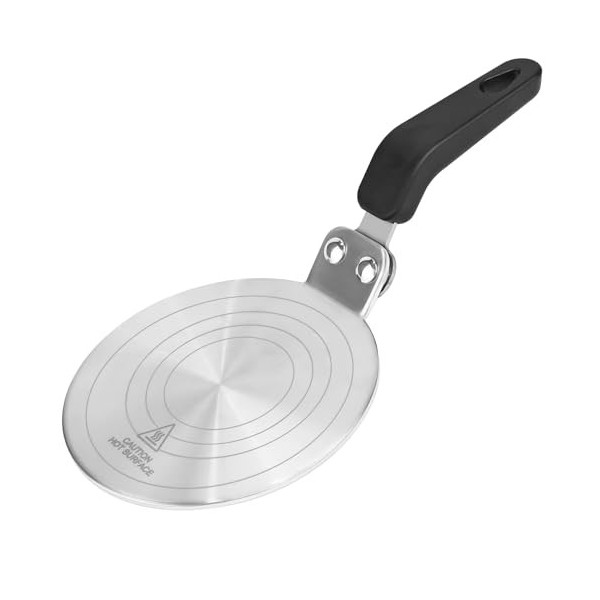 Plaque de diffusion de chaleur à induction en acier inoxydable, diffuseur de chaleur en acier inoxydable, adaptateur de cuiss