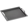 AMT Gastroguss Gastronorm - Plaque de cuisson lisse GN 2/3 - Non induction - 35,4 cm x 32,5 cm - 2 cm de haut - Avec poignées