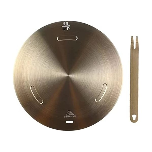 Softifund Plaque de diffuseur de chaleur pour cuisinière électronique à gaz, adaptateur à induction, plaque de mijotage avec 