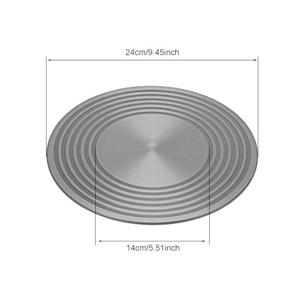Ragyzity Plaque diffuseur de chaleur pour cuisinière à gaz, réducteur de flamme, plaque de cuisson antiadhésive, plaque adapt