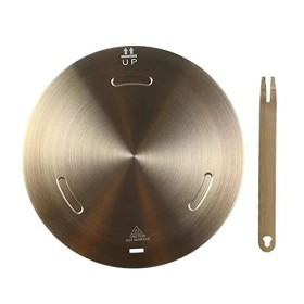 Plaque convertisseur de plaque à induction pour cuisinière à gaz, diffuseur de chaleur Beswarmy plaque adaptateur de cuisson 