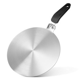 Plaque de conversion de plaque de cuisson à induction en acier inoxydable - Répartiteur de chaleur - Plaque adaptateur à indu