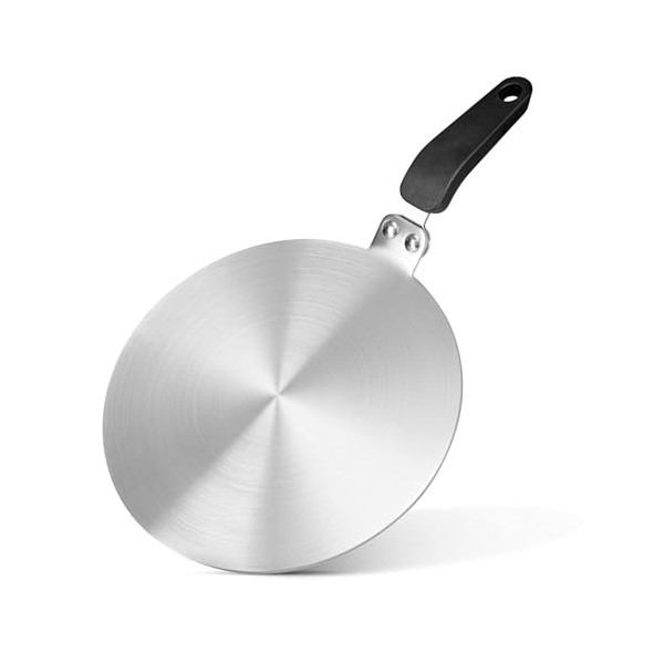 Plaque de conversion de plaque de cuisson à induction en acier inoxydable - Répartiteur de chaleur - Plaque adaptateur à indu