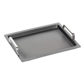 AMT Gastroguss Gastronorm AMZN-I-23733-G Plaque de cuisson lisse GN 2/3 compatible induction, 35,4 cm x 32,5 cm, hauteur 2 cm