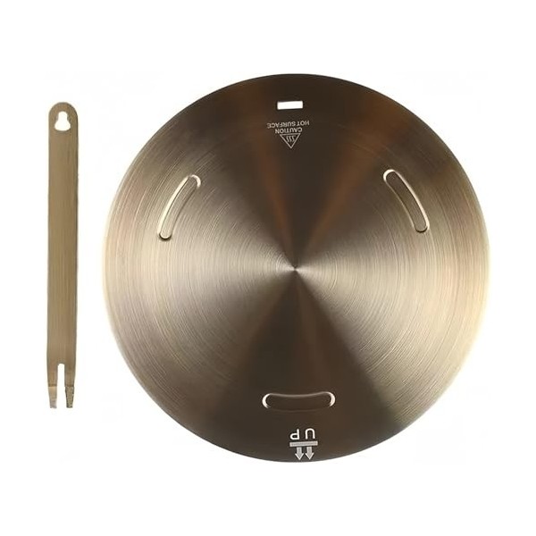 NISPOTDOR Diffuseur de chaleur pour cuisinière à gaz à induction, plaque dadaptation pour plaque de cuisson à induction, pla