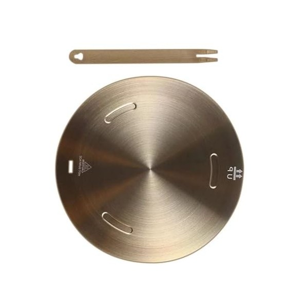 Lifenergric Diffuseur de chaleur pour cuisinière à gaz, plaque dadaptation pour plaque de cuisson à induction avec poignée a