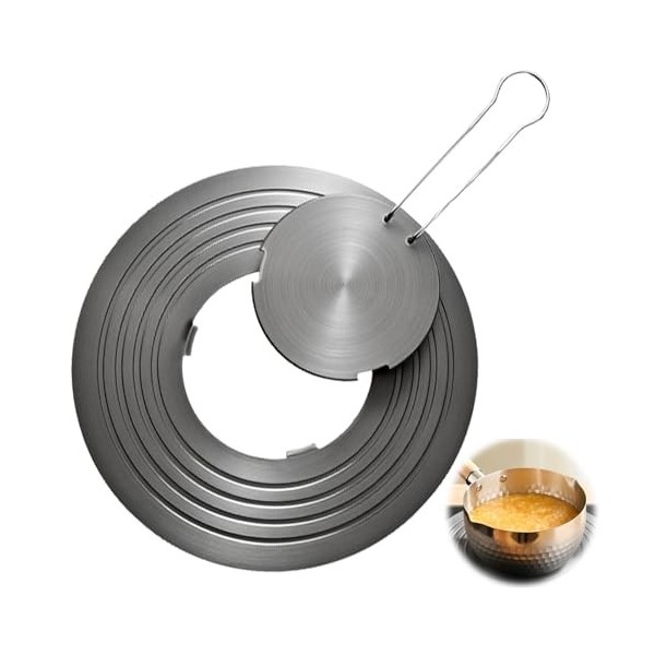 Diffuseur de chaleur Plaque de diffusion de chaleur pour cuisinière à gaz Antidérapante - Ne change pas de couleur après util