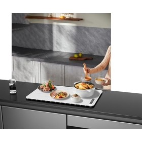 CELOX® - Plata v2 Chauffe-Plats Électrique Pliable 500W, Plaque Chauffante Portable Enroulable et Programmable, Chauffant et 