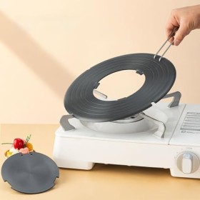 Adaptateur à induction 26 cm – Plaque annulaire amovible 2 en 1, plaque dadaptation universelle à induction, plaque de diffu