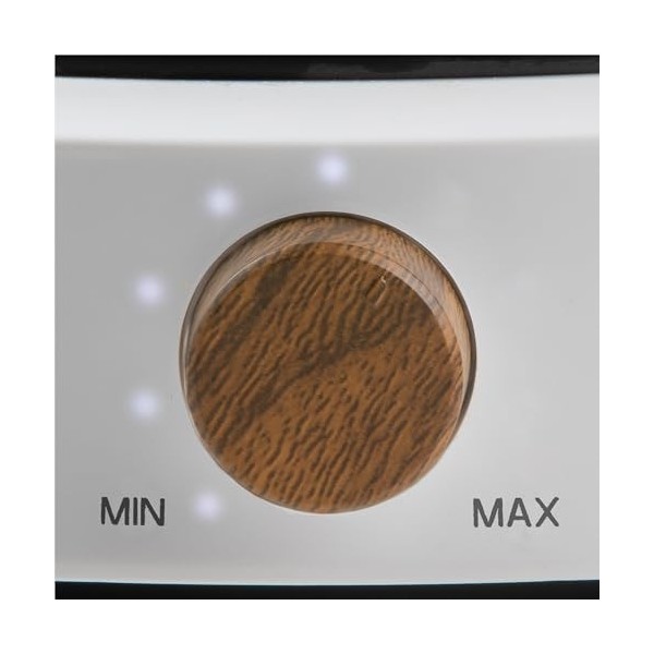 DOMO DO30112IP Plaque de cuisson à induction ronde - 1 feuon 120cm - DO30112IP, Blanc/Noir