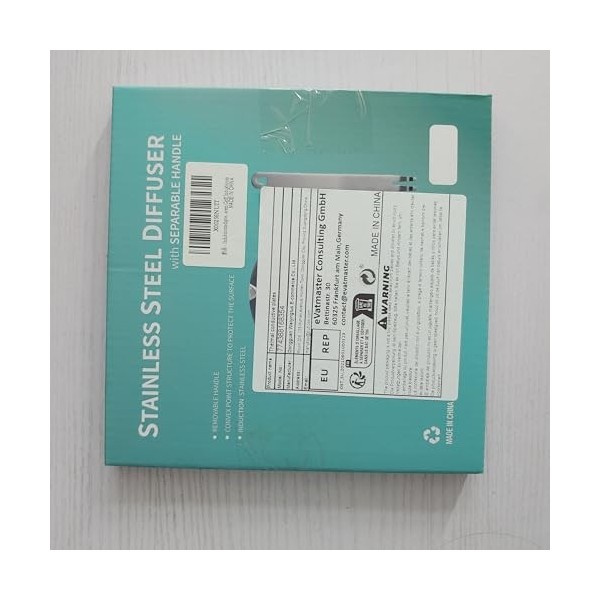 Plaque dadaptation à induction - Plaque adaptateur de cuisinière à induction en acier inoxydable - Plaque dadaptation Heat 
