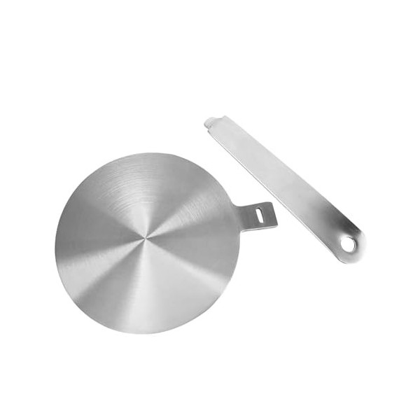 XCRPRT Plaque annulaire diffuseur de chaleur pour plaque à induction, plaque à induction en acier inoxydable, plaque conductr